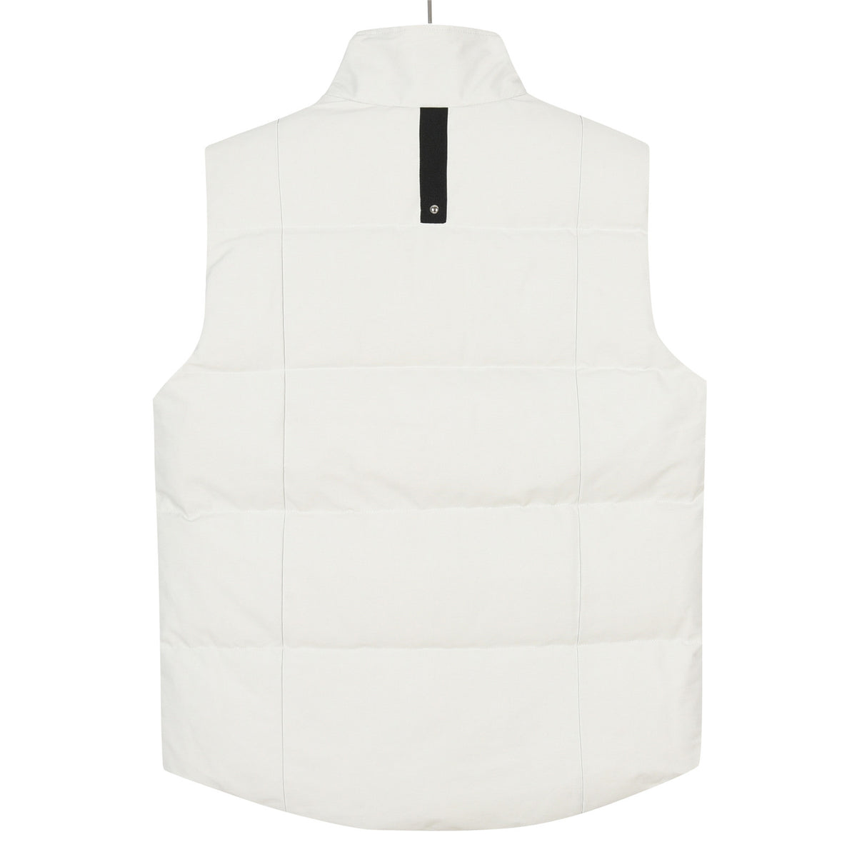 Moose Knuckles Cream Embroidered Down Vest