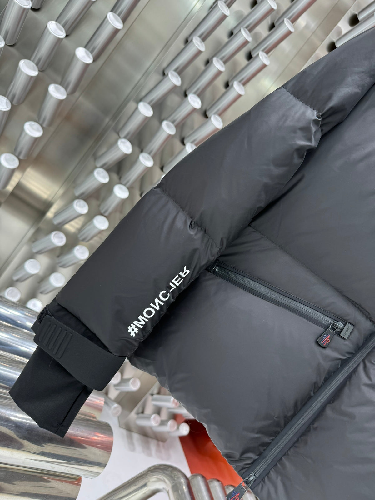 Moncler Grenoble Dark Grey #MONCLER Graphic Down Ski Jacket