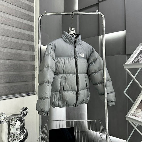 The North Face Grey Nuptse 700-Fill Down Jacket