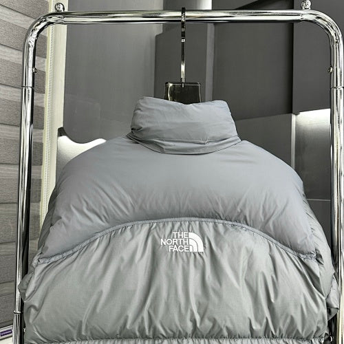 The North Face Grey Nuptse 700-Fill Down Jacket