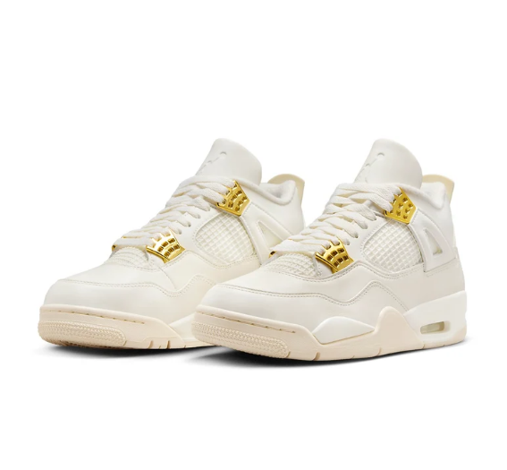 (WMNS) Air Jordan 4 Retro 'Metallic Gold' AQ9129-170$170