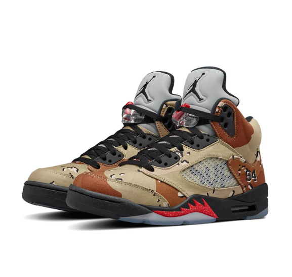 Air Jordan 5 Retro x Supreme 'Desert Camo'