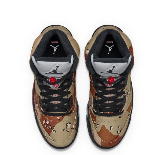 Air Jordan 5 Retro x Supreme 'Desert Camo'