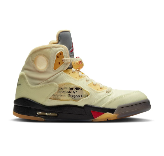 Air Jordan 5 x Off-White SP 'Sail'