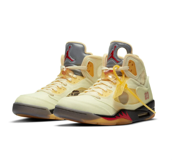 Air Jordan 5 x Off-White SP 'Sail'