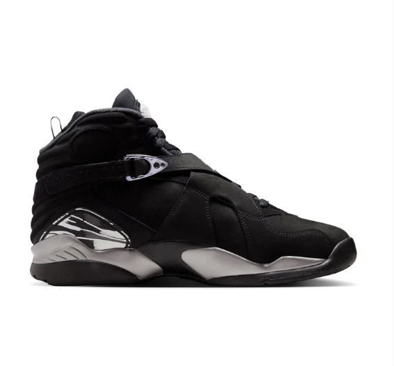 Air Jordan 8 Retro 'Black/White/Light Graphite'