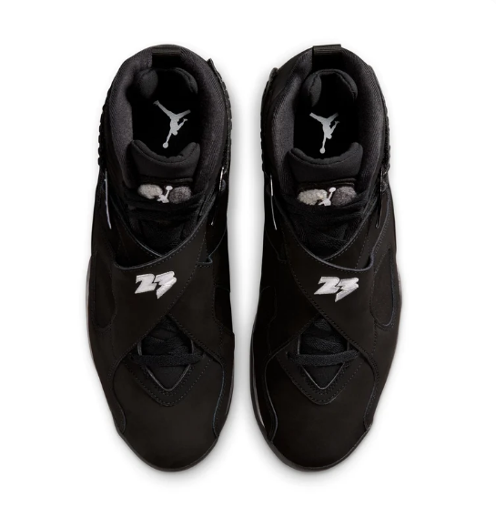 Air Jordan 8 Retro 'Black/White/Light Graphite'