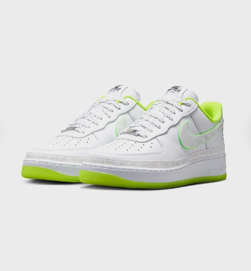Nike Air Force 1 '07 'White/White/Barely Volt/Black'
