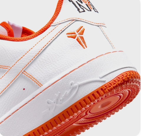 Nike Air Force 1 Low Protro - White  Safety Orange $145