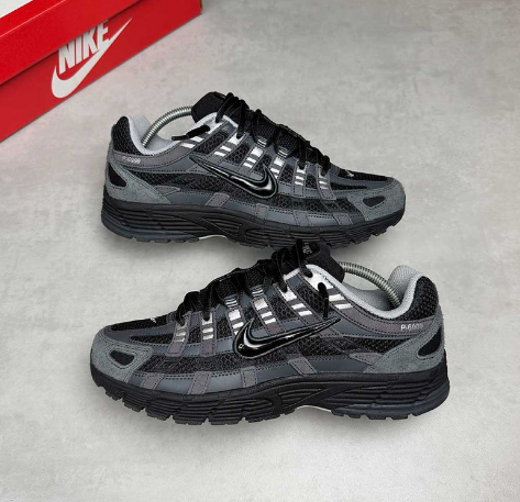 Nike P-6000 Suede 'Anthracite/Black/Chrome/Metallic Silver'