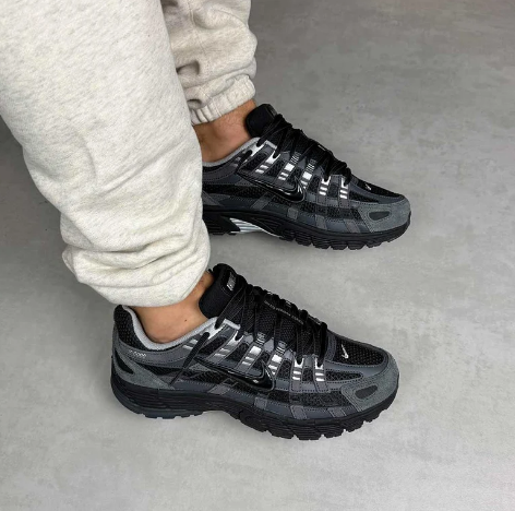 Nike P-6000 Suede 'Anthracite/Black/Chrome/Metallic Silver'