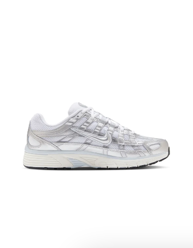 Women's Nike P-6000 'White/Metallic Silver'