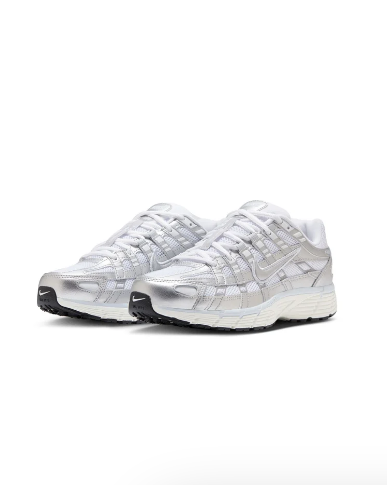 Women's Nike P-6000 'White/Metallic Silver'