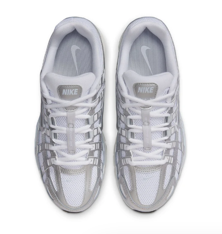 Women's Nike P-6000 'White/Metallic Silver'