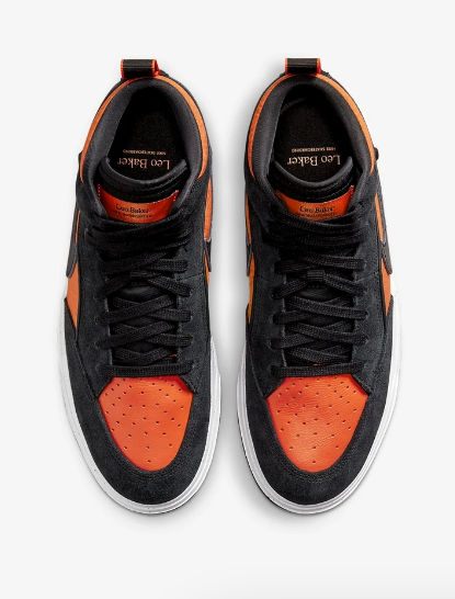 Men's Nike SB React Leo 'Black/Electro Orange'