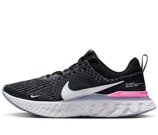 Nike React Infinity Run Flyknit 3 'Black/Grey/Pink'