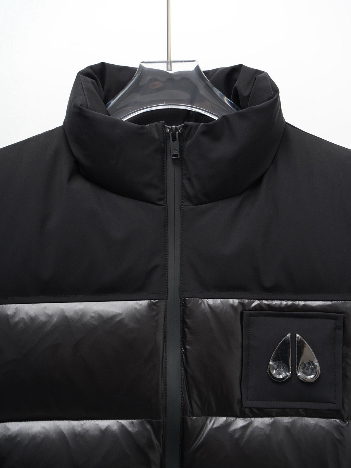 Moose Knuckles Black Quilted Down Vest