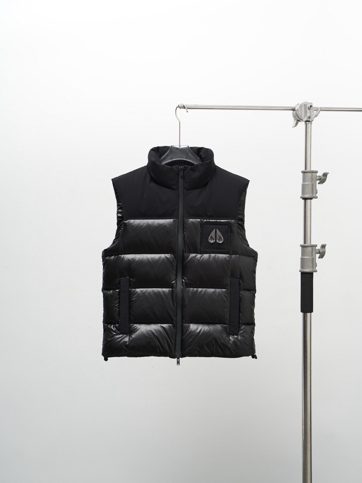 Moose Knuckles Black Quilted Down Vest