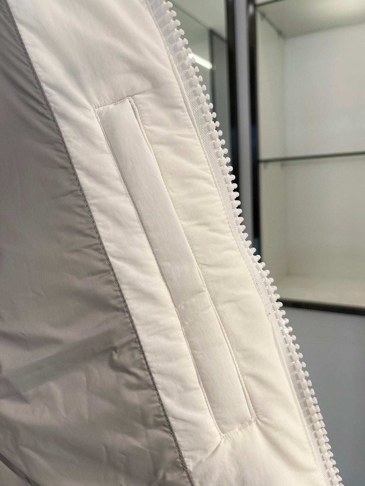 Canada Goose White Quilted Down Vest