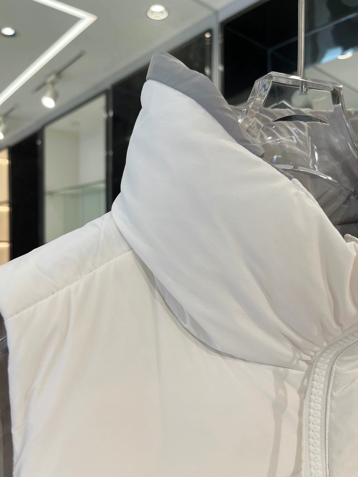 Canada Goose White Quilted Down Vest