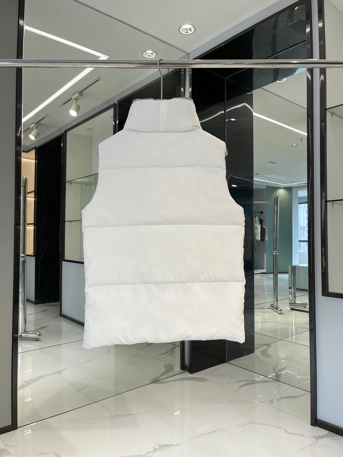 Canada Goose White Quilted Down Vest