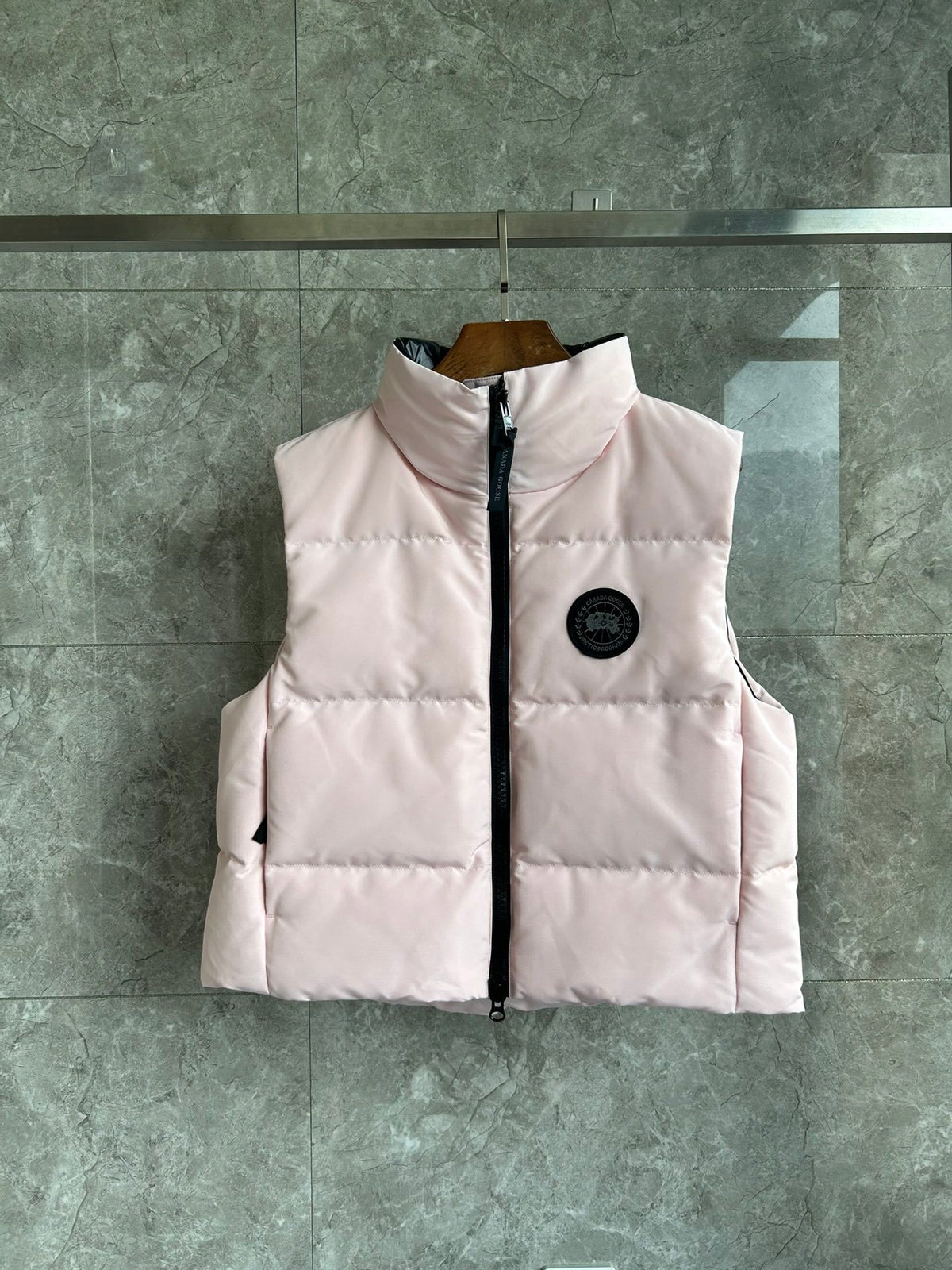 Canada Goose Blush Pink Quilted Down Vest